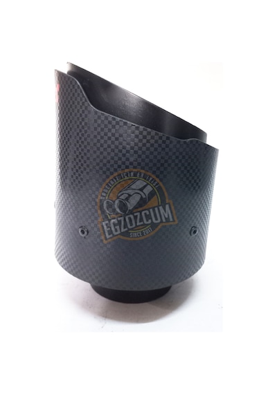 100 Mm. Tekli Siyah Akrapovic Egzoz Ucu Eksoz 1 Adet -- Egzozcum --