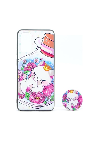 Nettech Samsung Galaxy S11e Uyumlu Desenli Popsocket Seri Arka