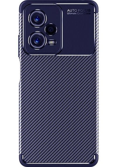 Xiaomi Uyumlu Redmi Note 12 5g Kılıf Zore Karbon Görünümlü Negro Silikon Kapak