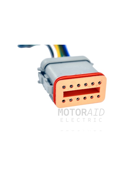 Deutsch Soket 12 Pin Kablolu Erkek Dişi Konnektör Takımı Araç Elektrik Bağlantı