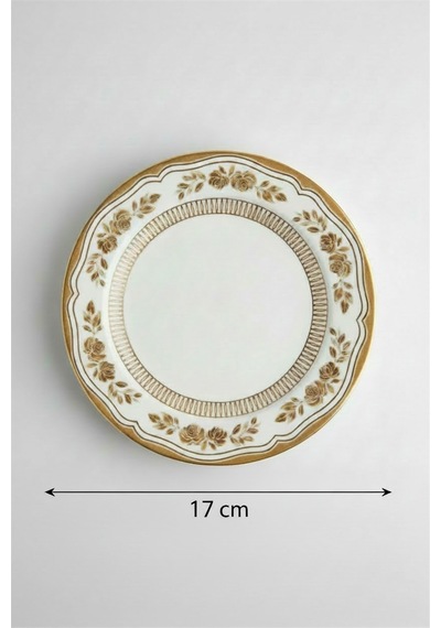 12'li Tuna Pasta Tabağı 17cm Dijital Salda Rinart Krem