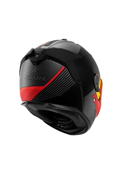 Shark Spartan Gt Pro Carbon Dokhta Doa Kapalı Kask Kırmızı - Beyaz