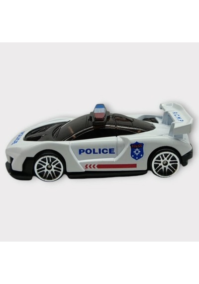 Metal Mini Polis Arabası 8 Cm - Polis - 4 Lisinya