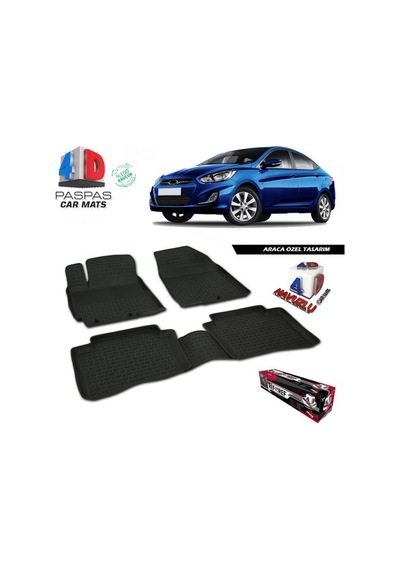 Hyundai Accent Blue 4D Havuzlu Paspas 2010 ve Üzeri A+Plus