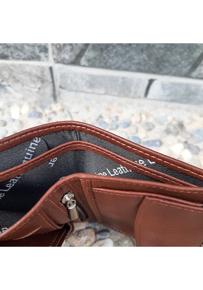 Gvnbag Hakiki Deri Erkek Bozuk Para Gözlü Taba Mini Cüzdan Gvn-0131