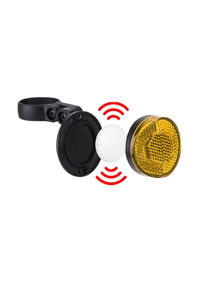 Micflip P20 Bisiklet Reflektröü Suya Dayanıklı Akıllı Takip Cihaz Özellikli Sarı