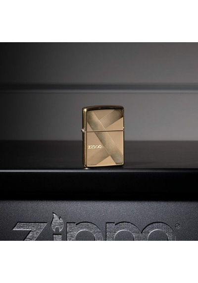 Zippo Çakmak 49255 Zippo Design Lighter. Zippo Logolu