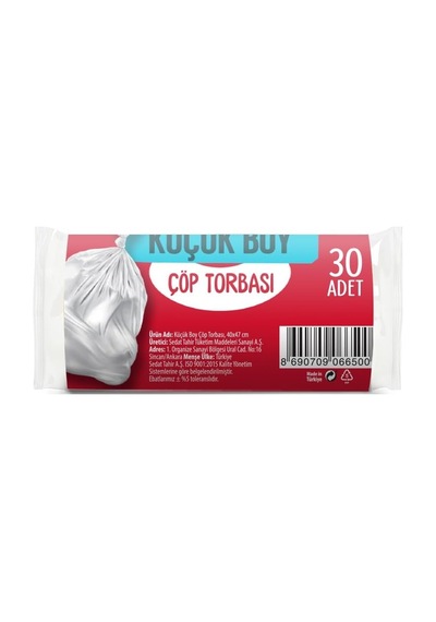 Cook Çöp Torbası Küçük Boy 40 X 47 Cm 30 Adet/rulo