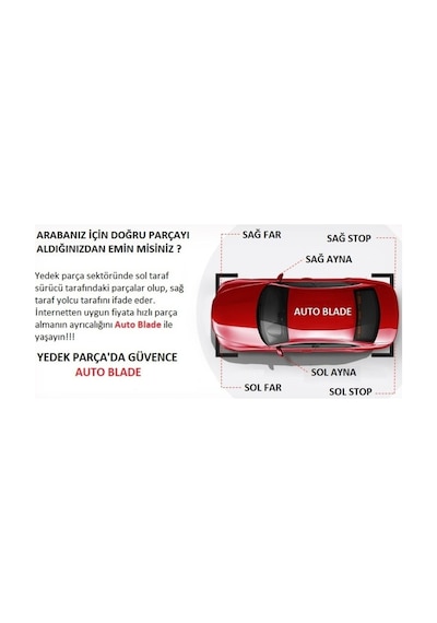 Ford Escort Sinyal Lambası Sağ 1986-1990 Arası Uyumlu