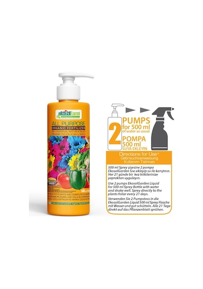 Ekosolfarm Org.Sıvı Solucan Güb. 500 ML Lıquıd Worm Fertılızer
