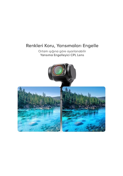 Lexroo Djı Osmo Pocket 3/4 İle Uyumlu 4'lü Sinematik Filtre Seti - Lens Set