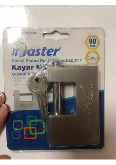 Master Kayar Milli Krom Kilit 90 Mm