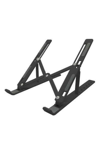 7 Kademeli Ayarlı Katlanabilir Laptop Tablet Standı Çok Amaçlı Siyah