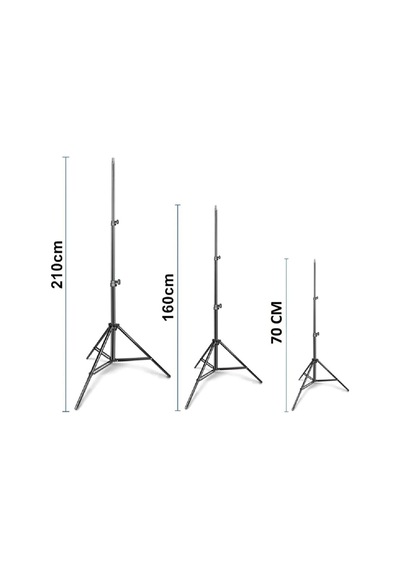 14 İnç Ring Light Led Işıklı Telefon Tutucu Makyaj Çekim Lambası 2.1 Metre Tripod
