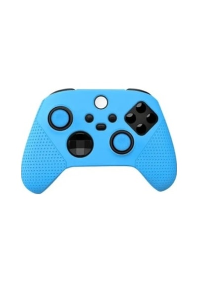 Comse Xbox Series S X Silikon Kılıf Analog Koruyucu Set Mavi