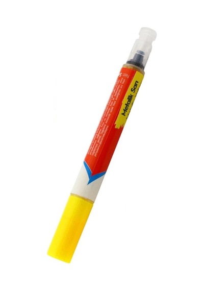 Vodaseal Fırça Uçlu Oto Rötuş Kalemi 5 Ml. - Metalik Sarı