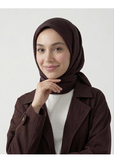 Bushu Mini Mono Twill Eşarp bordo