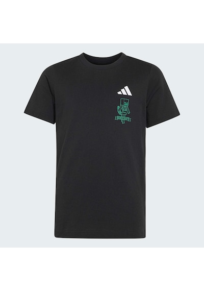Adidas Minecraft Çocuk Siyah Tişört Ks9029