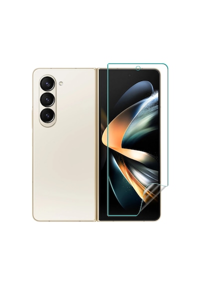 Samsung Galaxy Uyumlu Z Fold 6 Premium Ön+arka Body Şeffaf Ultra Koruyucu Nano Jelatin