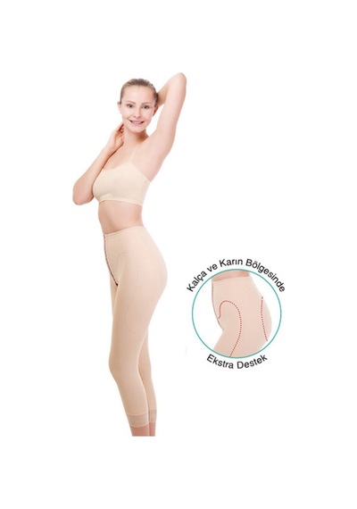 Liposuction Jinekomasti Bel Diz Altı Destekli Korse Variteks 123 XL
