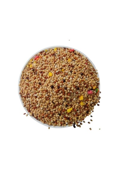 Bizim Yem Karışık Vitaminli Meyveli Muhabbet Yemi 3 KG Bizim Yem Karışık Vitaminli Meyveli Muhabbet Yemi 3 KG
