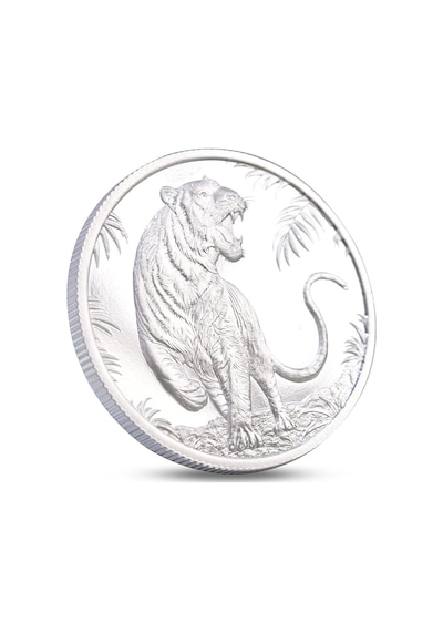 Agakulche Kaplan Figürlü Gümüş Sikke Coin