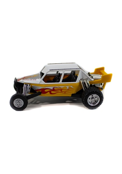 Metal Çöl Panteri Çek Bırak Sarı 12 Cm