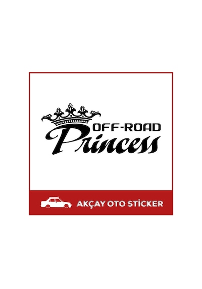 Off Road Princess Sticker Off Road 4X4 Sticker Araç Sticker