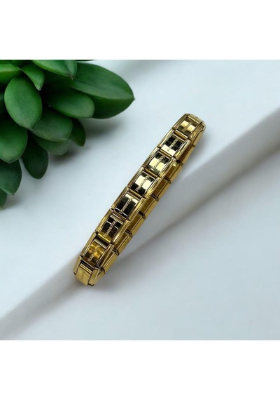 Nomi Italyan Çelik Bileklik Gold - Unisex Gold
