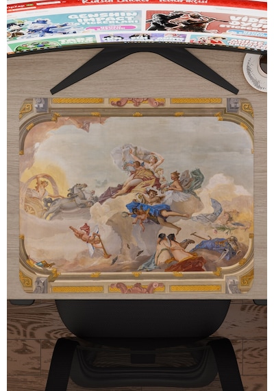 Ortaçağ Sanat Kaymaz Dikişli Kauçuk Oyuncu Mousepad V1 - 48x40 Xl Gaming Mouse Pad Fare Altlığı