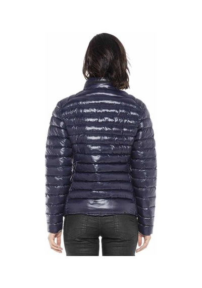 Cipo & Baxx Wm113 Kadın Şişme Mont Darkblue Koyu Mavi