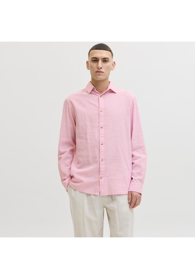 Jack & Jones Erkek Uzun Kollu Gömlek - Summer - 12289174 Pembe