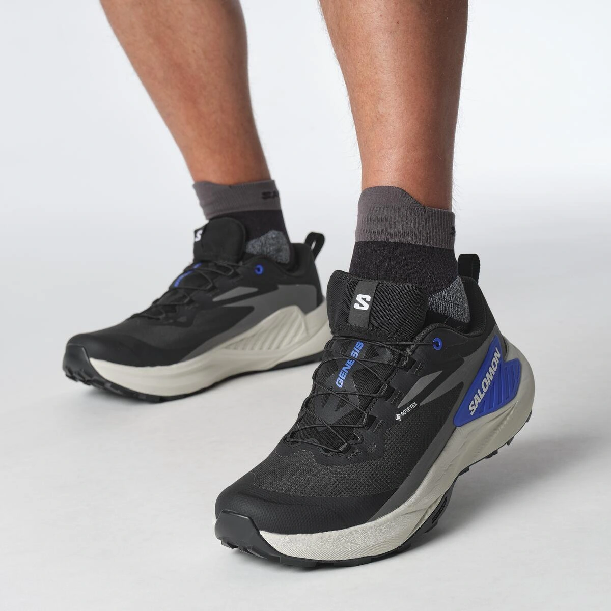 Salomon Genesis Gore-tex Erkek Koşu Ayakkabısı-30722 Siyah