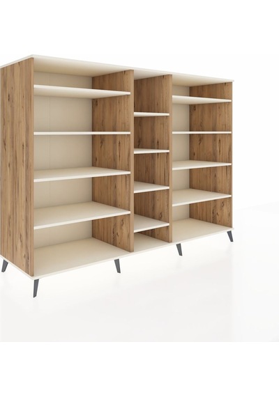 Kronos Dolap 11 Raflı 220x59x163 Çam-aytaşı Çam-aytaşı Kronos Dolap 11 Raflı 220x59x163 Çam-aytaşı Çam-aytaşı