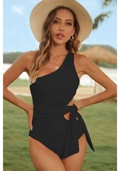 Deep Beach Tek Omuzlu Bağlamalı Mayo Db200803ma 001