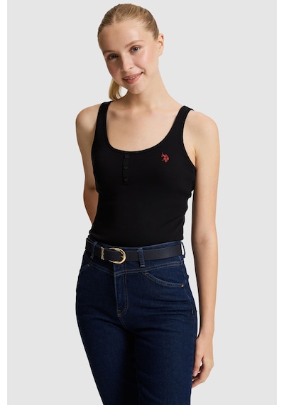 U.S. Polo Assn. U.s. Polo Assn. Kadın Siyah Tişört Basic 50321790-vr046