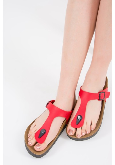 Fox Shoes Kırmızı Kadın Terlik B777731009