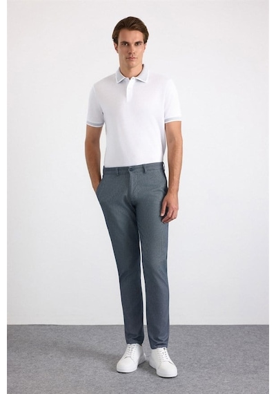 Süvari Lacivert Slim Casual Pantolon Pn2020500766-m09
