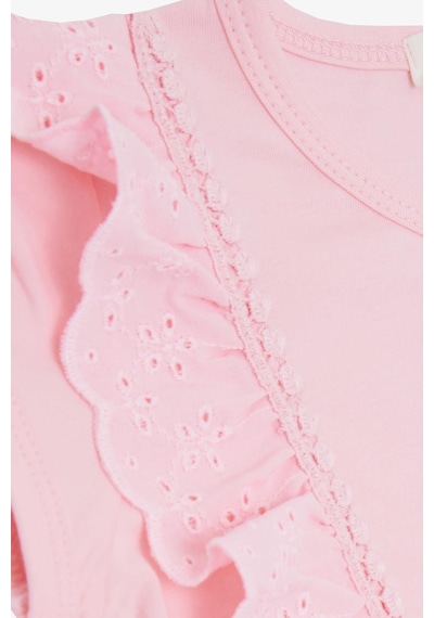 Breeze Kız Çocuk Tişört Güpürlü 1.5-5 Yaş, Pembe-Pembe Breeze Kız Çocuk Tişört Güpürlü 1.5-5 Yaş, Pembe-Pembe