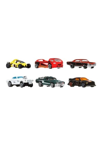 6'lı Özel Süslü Metal Araç Seti İle Hot Wheels Eğlencesi