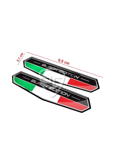3D Motosiklet Çıkartma Etiket Sticker Vespa Scooter Ducati