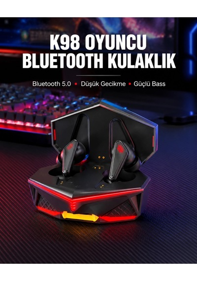 Bay Bluetooth 5.0 Kablosuz Gaming Kulaklık Suya Dayanıklı Yeni Nesil Najmaddin