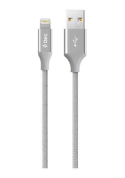 Alumicable İph. 120cm Şarj Kablosu - Gümüş 2dk16g Standart