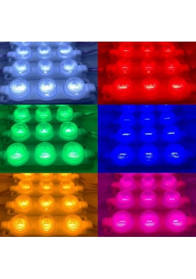 Modül 3 Led 3w Kablolu Parmak Led 5 Adet Beyaz Işık