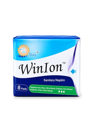 Winalite Negatif Iyonlu Anion Hijyenik Ped Gündüz 8'li