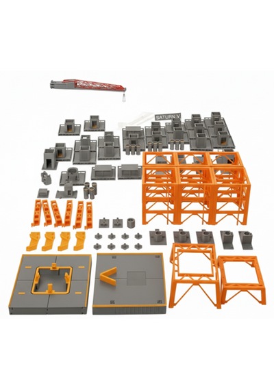Saturn V Fırlatma Kulesi Kit Card - Eğitici Oyuncak