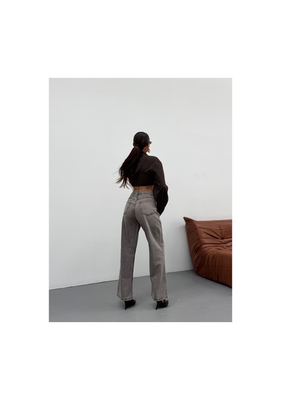 Kene Jeans Kadın Kahve Kar Yıkama Dökümlü Bol Paça Palazzo Kot/denim Pantolon Jeans Kahverengi Kene Jeans Kadın Kahve Kar Yıkama Dökümlü Bol Paça Palazzo Kot/denim Pantolon Jeans Kahverengi