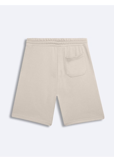 LTB Basic Örme Krem Şort Krem