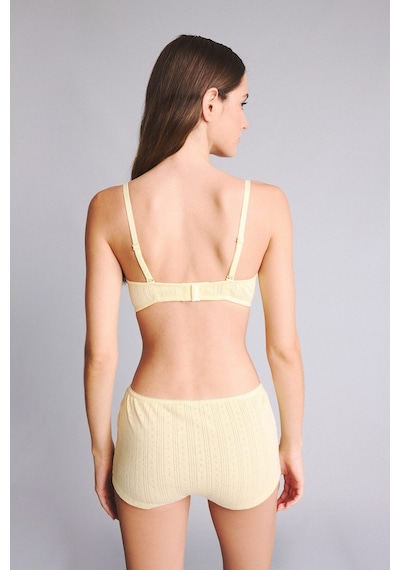 Defacto %100 Pamuk Fitlli Elastik Bel Fiyonk Detaylı Sarı Boxer H3650ax26spyl83 Sarı-yl83