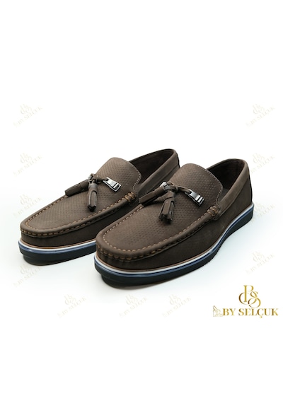 Loafer Nubuk Kahve Kahve Nubuk